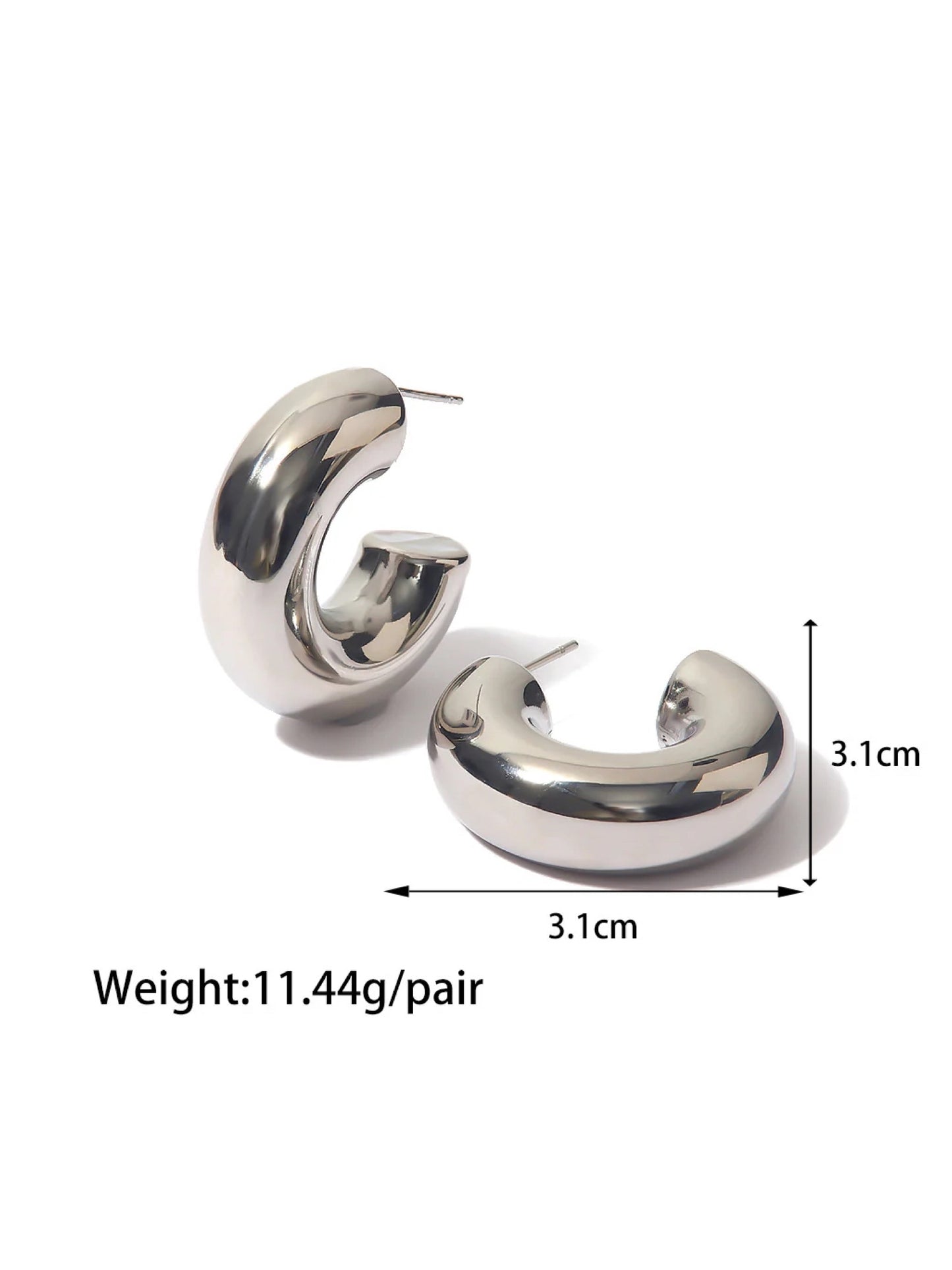 Boucles d'oreilles créoles Erin