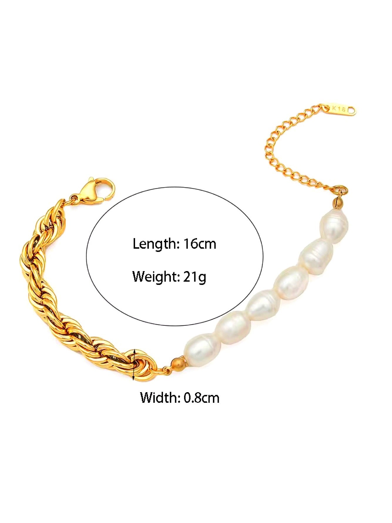 Eloise Pearl Bracelet