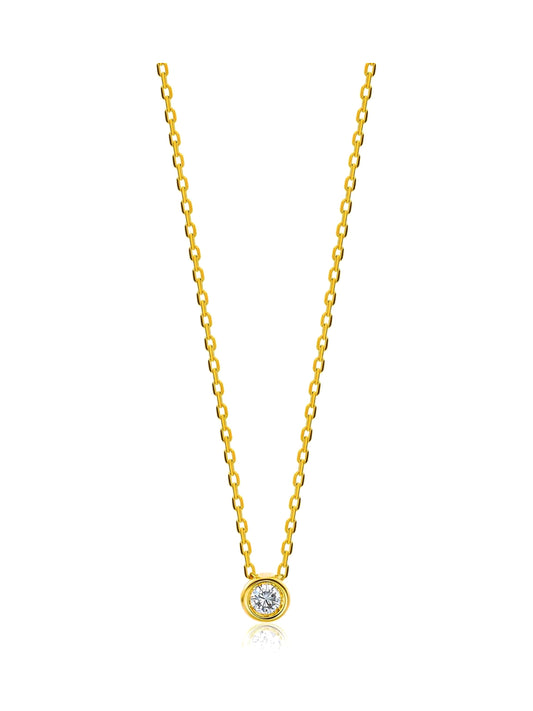 Simple Diamond Necklace