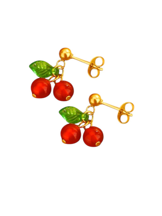 Cherry earrings