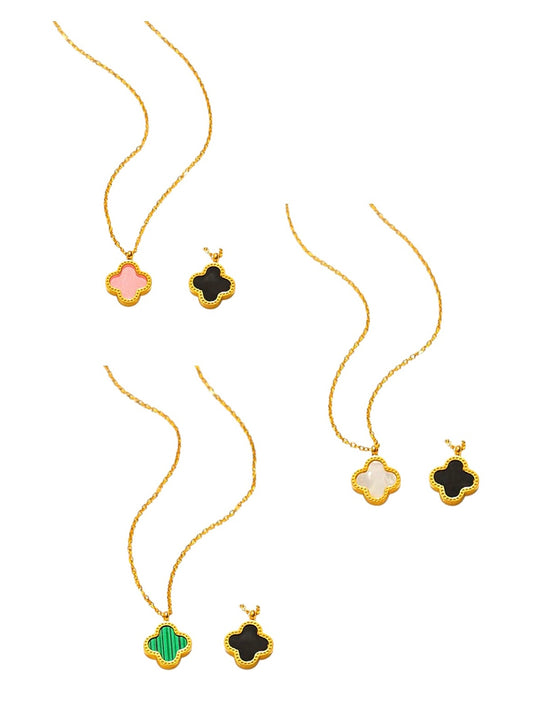 Collier Réversible Clover