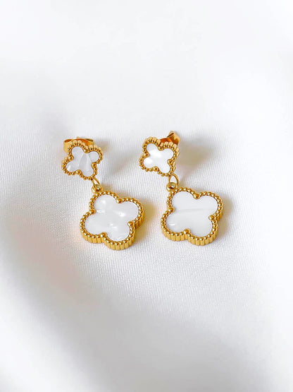 Double Clover Earrings
