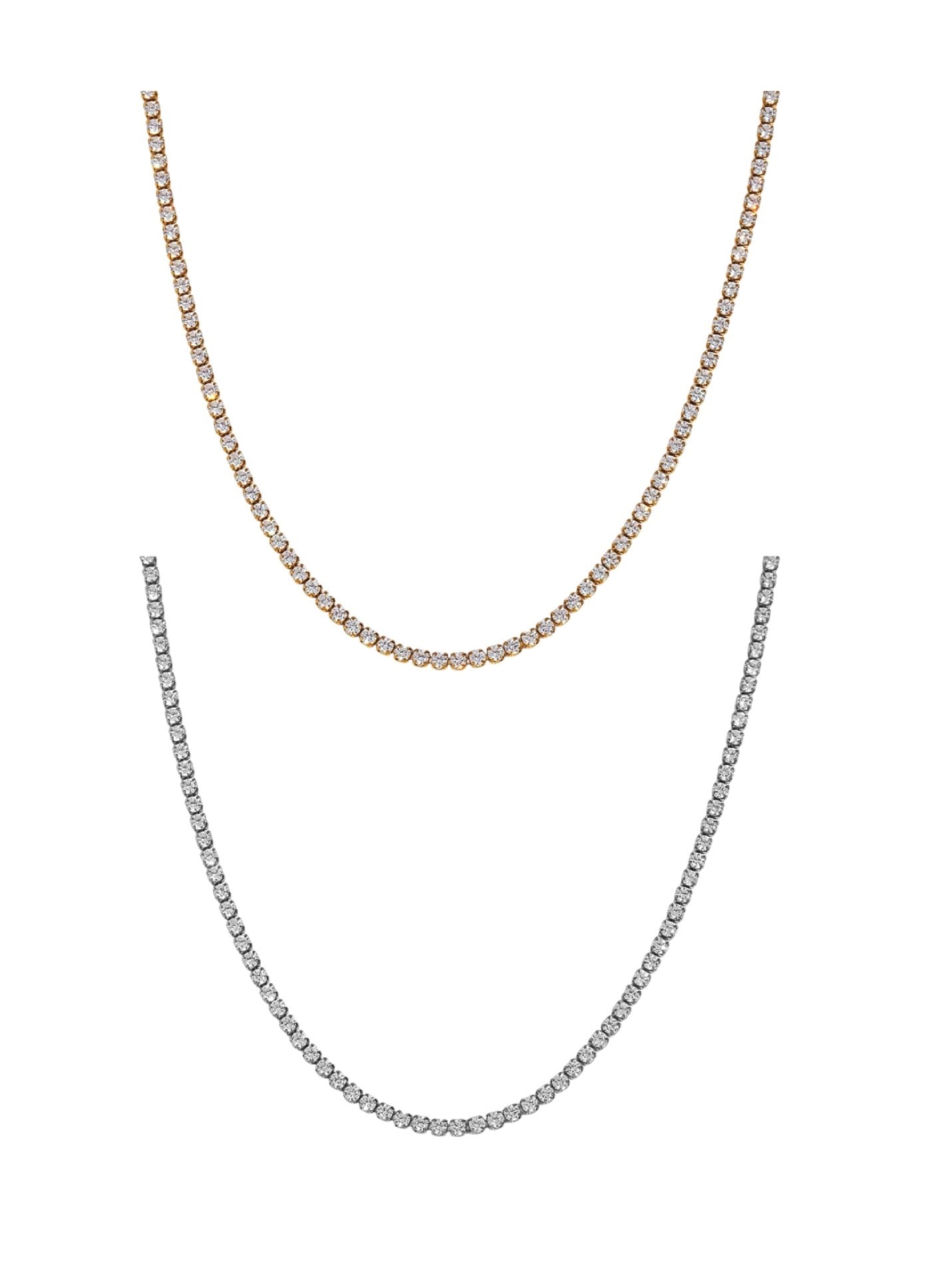 Classic Diamond Tennis Necklace