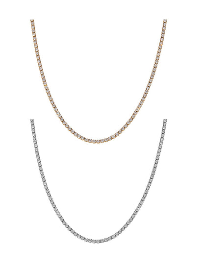 Classic Diamond Tennis Necklace