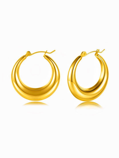 Luminous Hoop Earrings