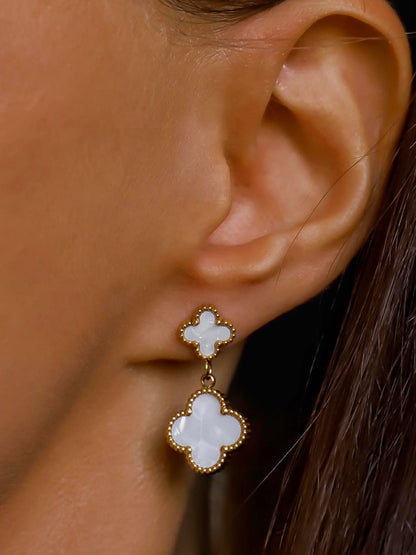 Double Clover Earrings