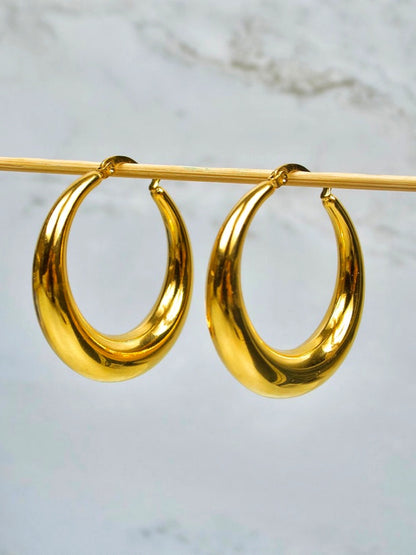 Luminous Hoop Earrings