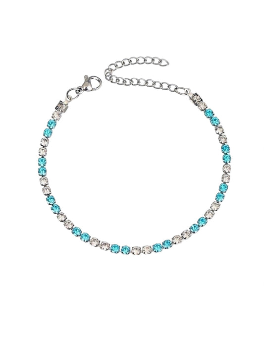 Colorful Diamond Tennis Bracelet