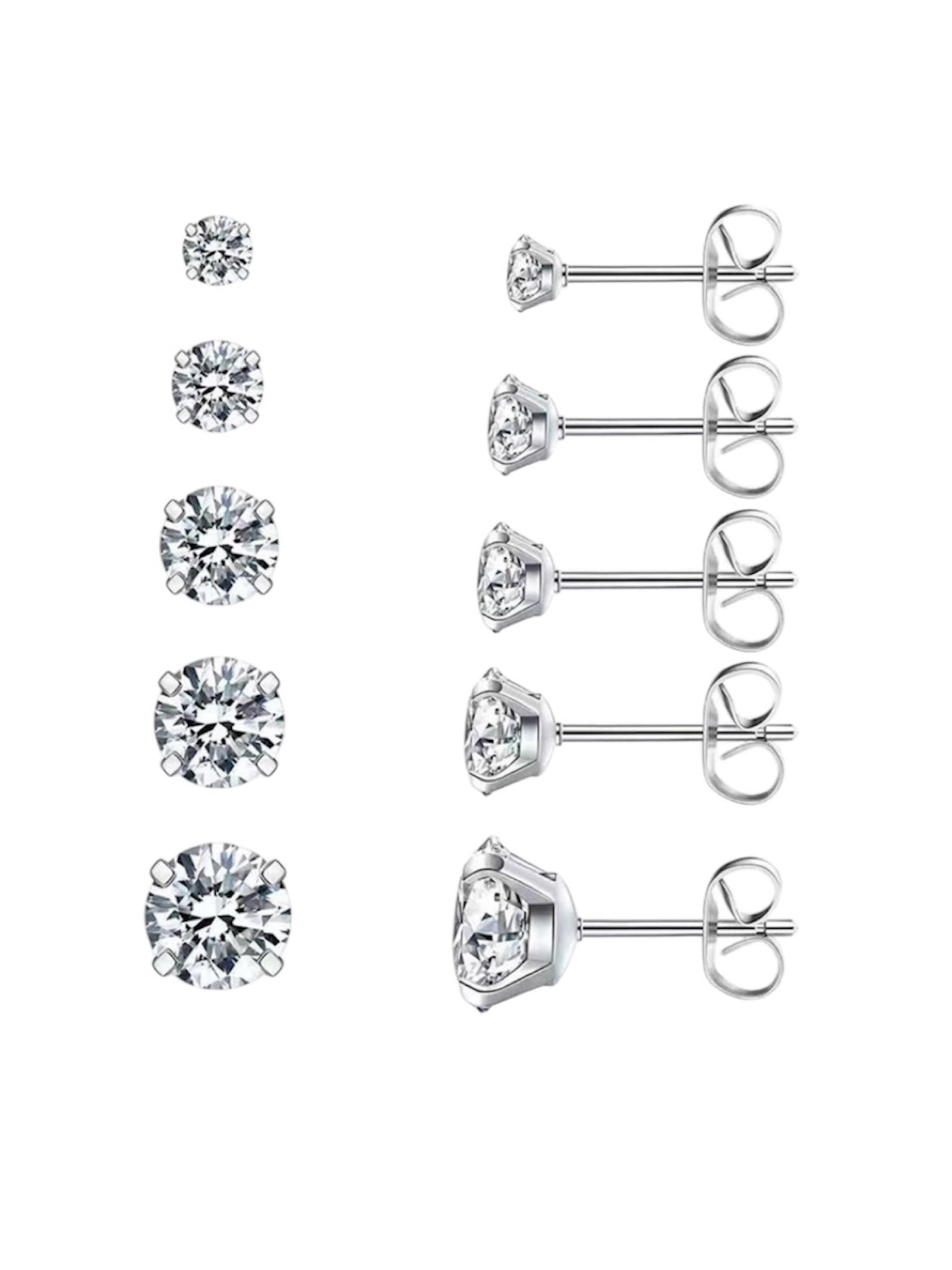 Diamond earrings set
