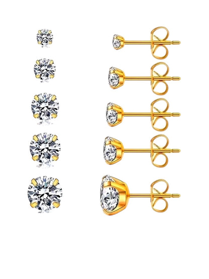 Diamond earrings set