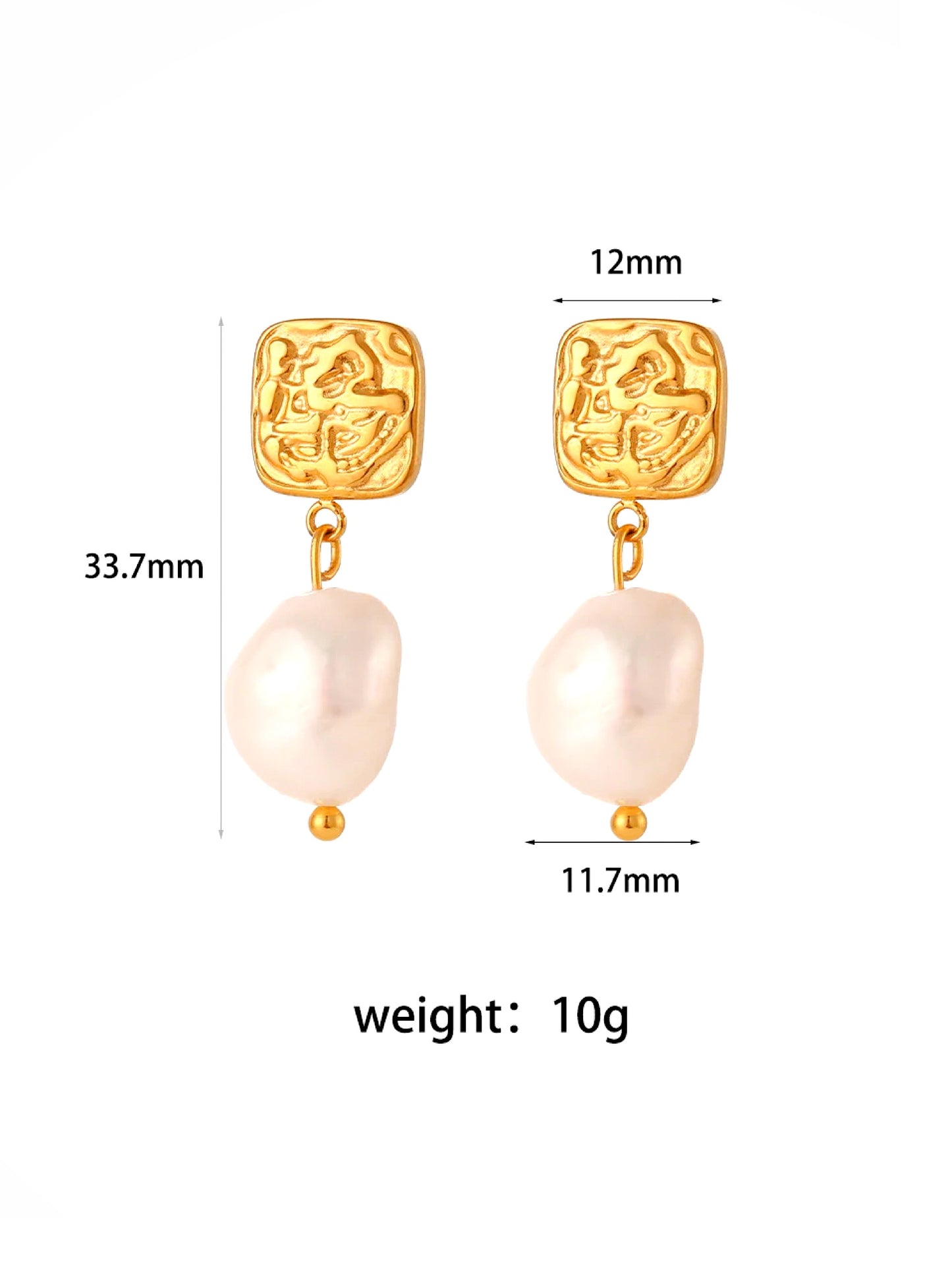 Kayla Pearl Earrings