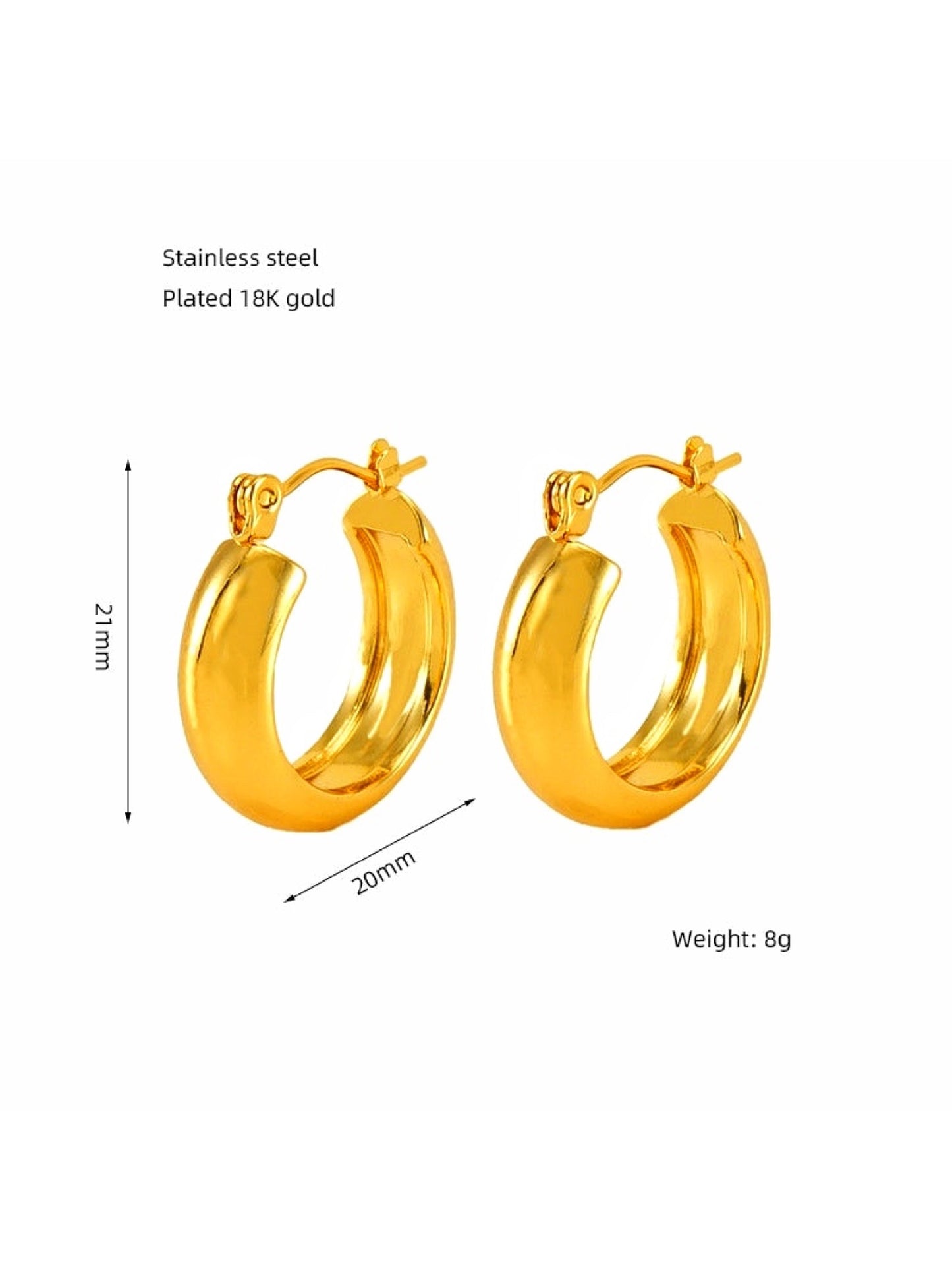 Infinity Hoop Earrings