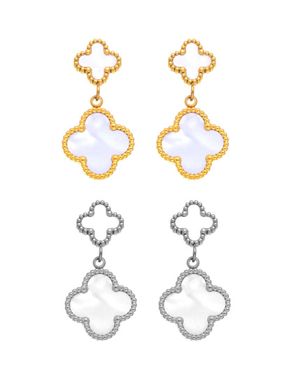 Double Clover Earrings