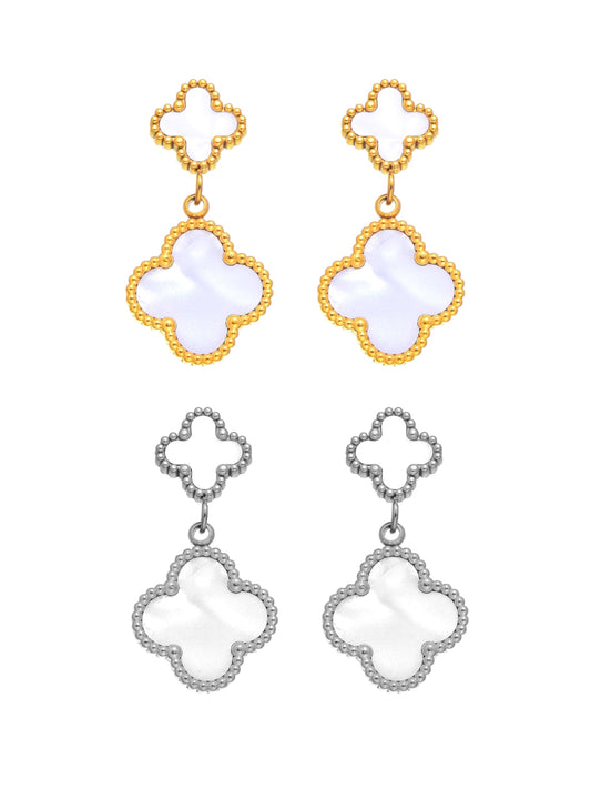 Double Clover Earrings