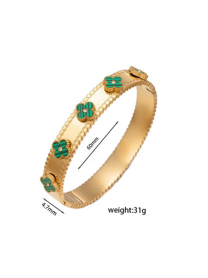 Bracciale rigido Diamond Clover