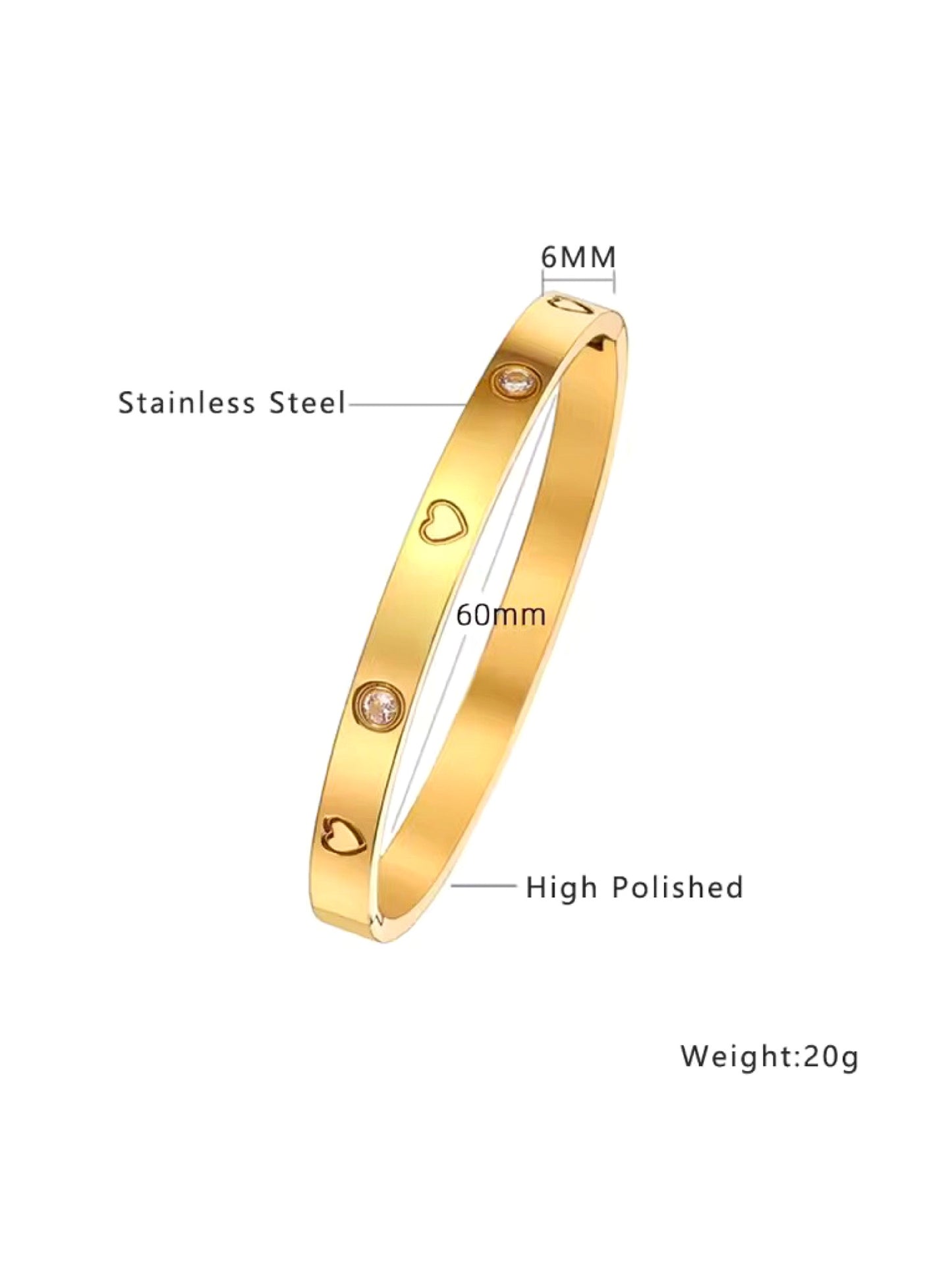 Bracciale Diamond Heart